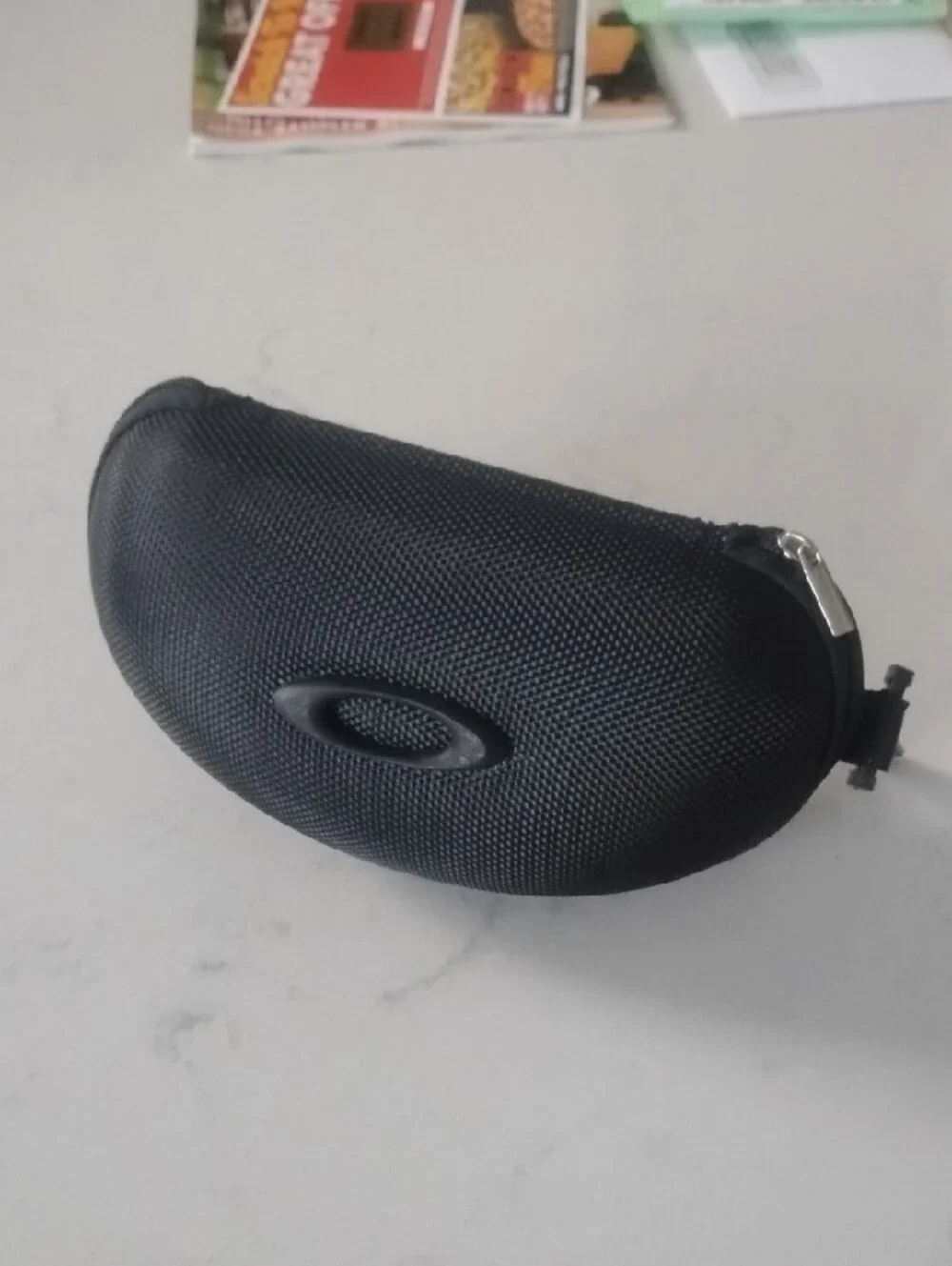 Oakley Matte Black Holbrook Sunglasses with Blue/Green Mirror Lenses
